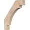 Ekena Millwork 3 1/2"W x 22"D x 26"H Merced Smooth Knee Brace, Douglas Fir BRC04X22X26MRC00SDF - alternate 1